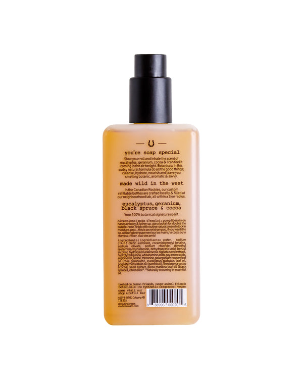 The Curator Natural Hand & Body Wash - 20% off (vintage packaging)