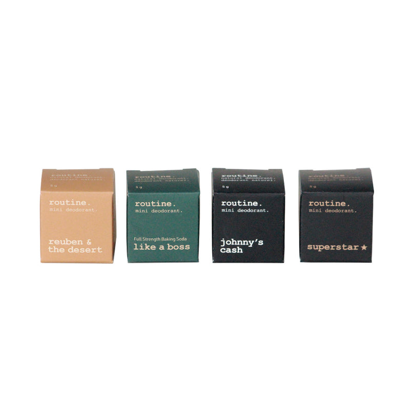 Deep, Dark & Woods Minis Kit (4 x 5g) | Routine Goods