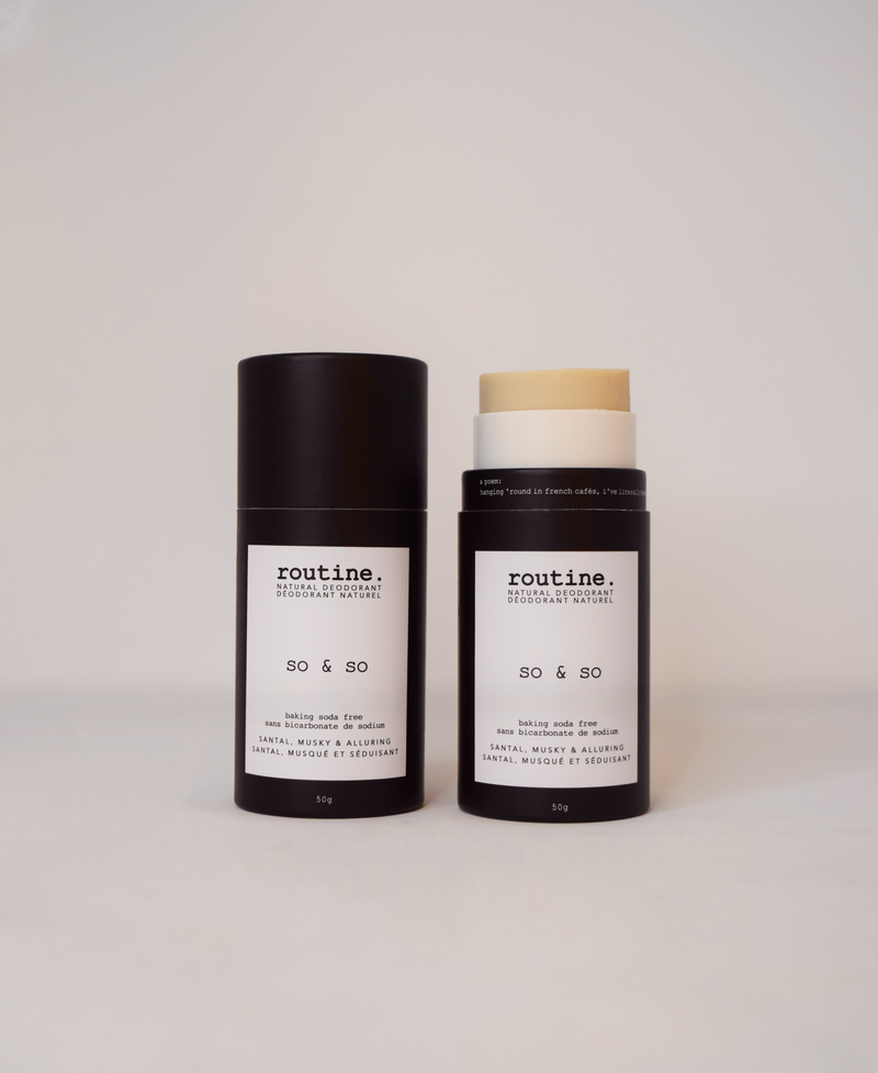 Baking Soda Free - So & So Deodorant STICK